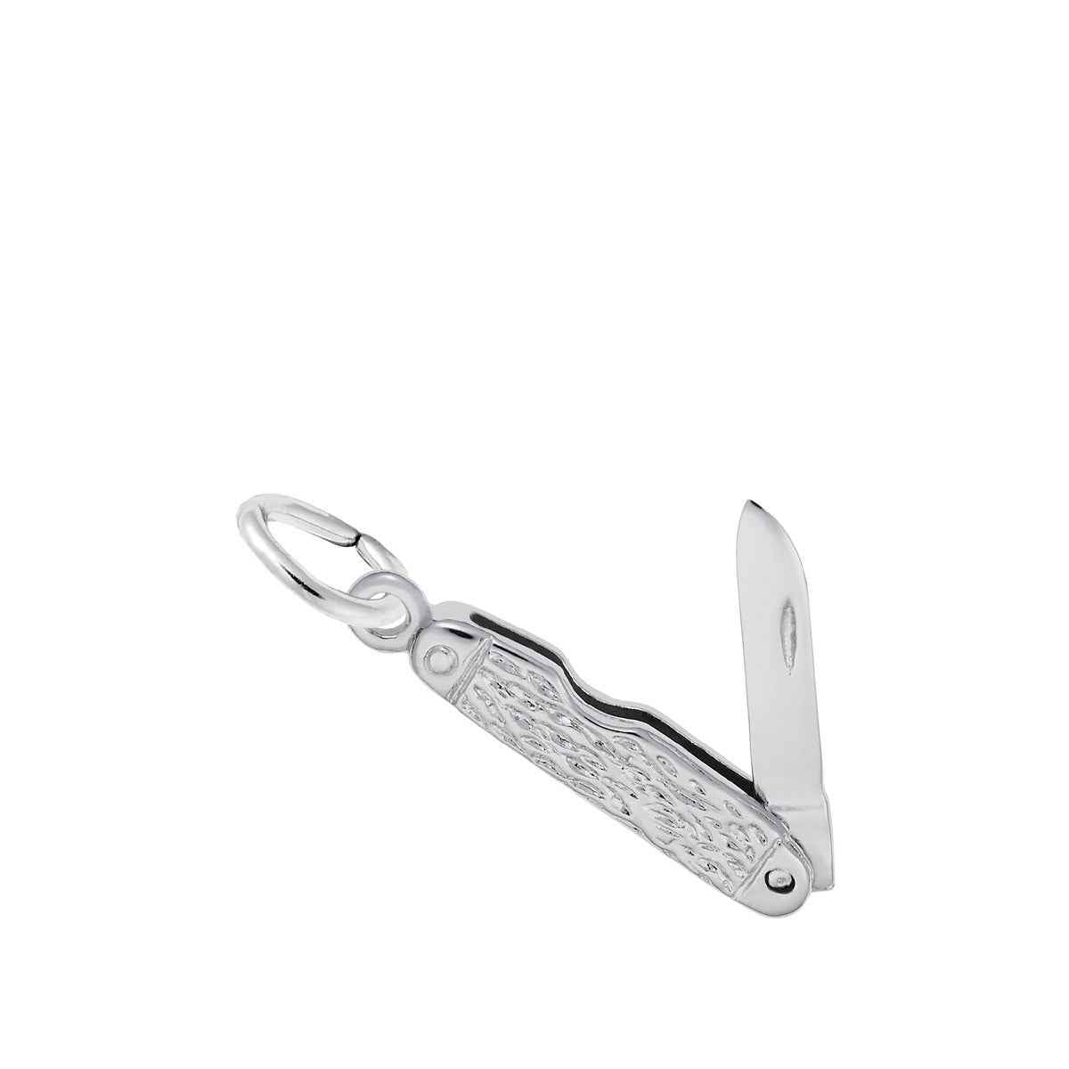 Knife Charm in Sterling Silver