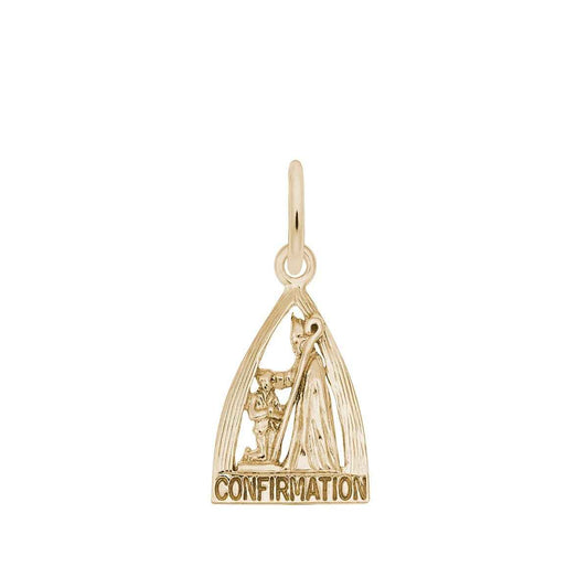 Confirmation Charm in 14K Yellow Gold