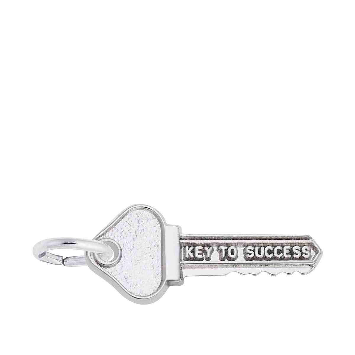 Key To Success Charm in Sterling Silver