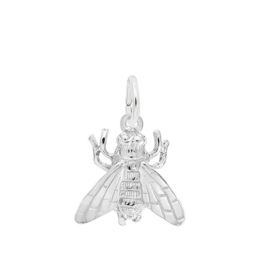 Fly Charm in Sterling Silver