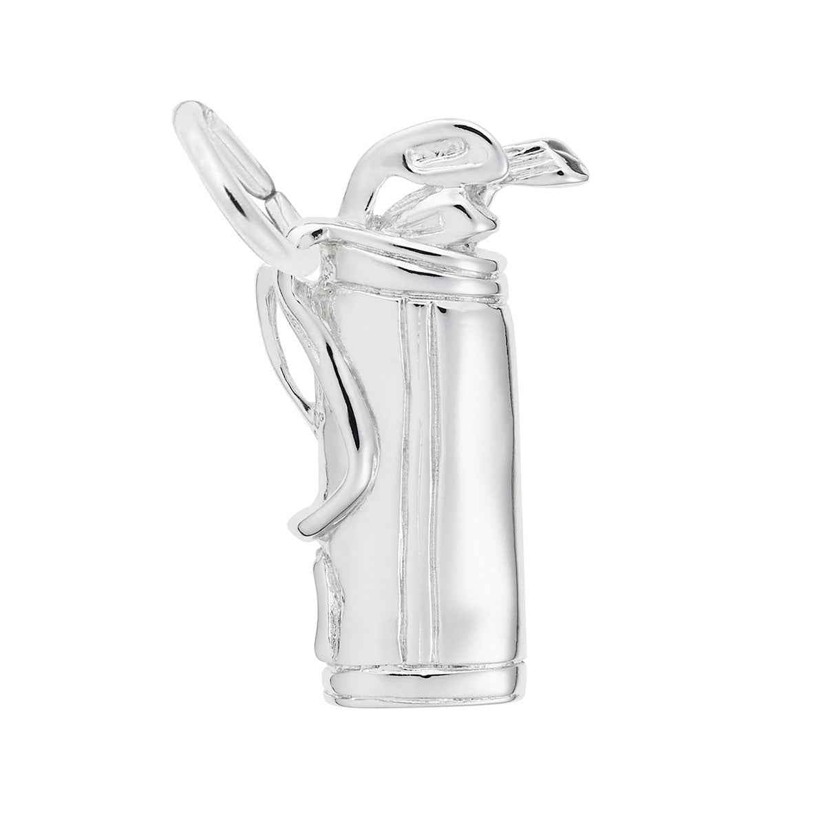 Golf Clubs Charm in Sterling Silver