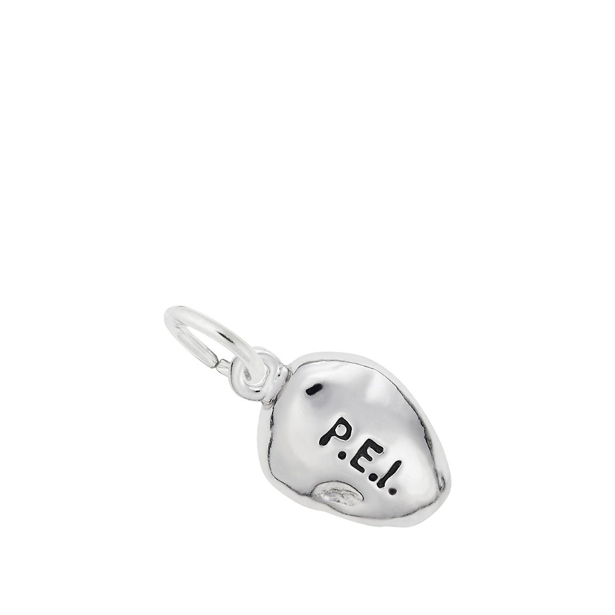 P.E.I. Potato Charm in Sterling Silver