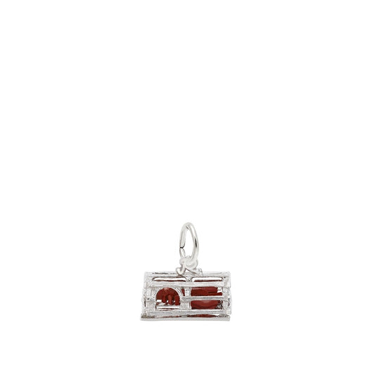 Lobster Trap Charm in Sterling Silver