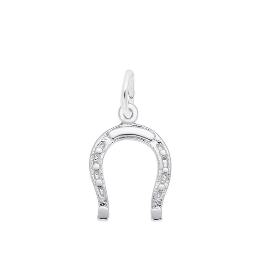 Horseshoe Charm in Sterling Silver