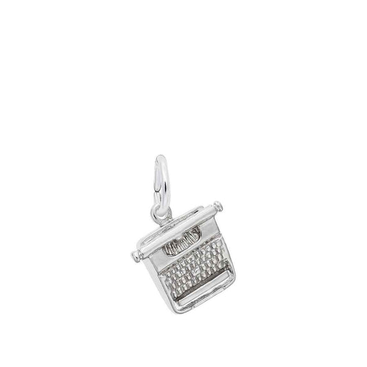Typewriter Charm in Sterling Silver