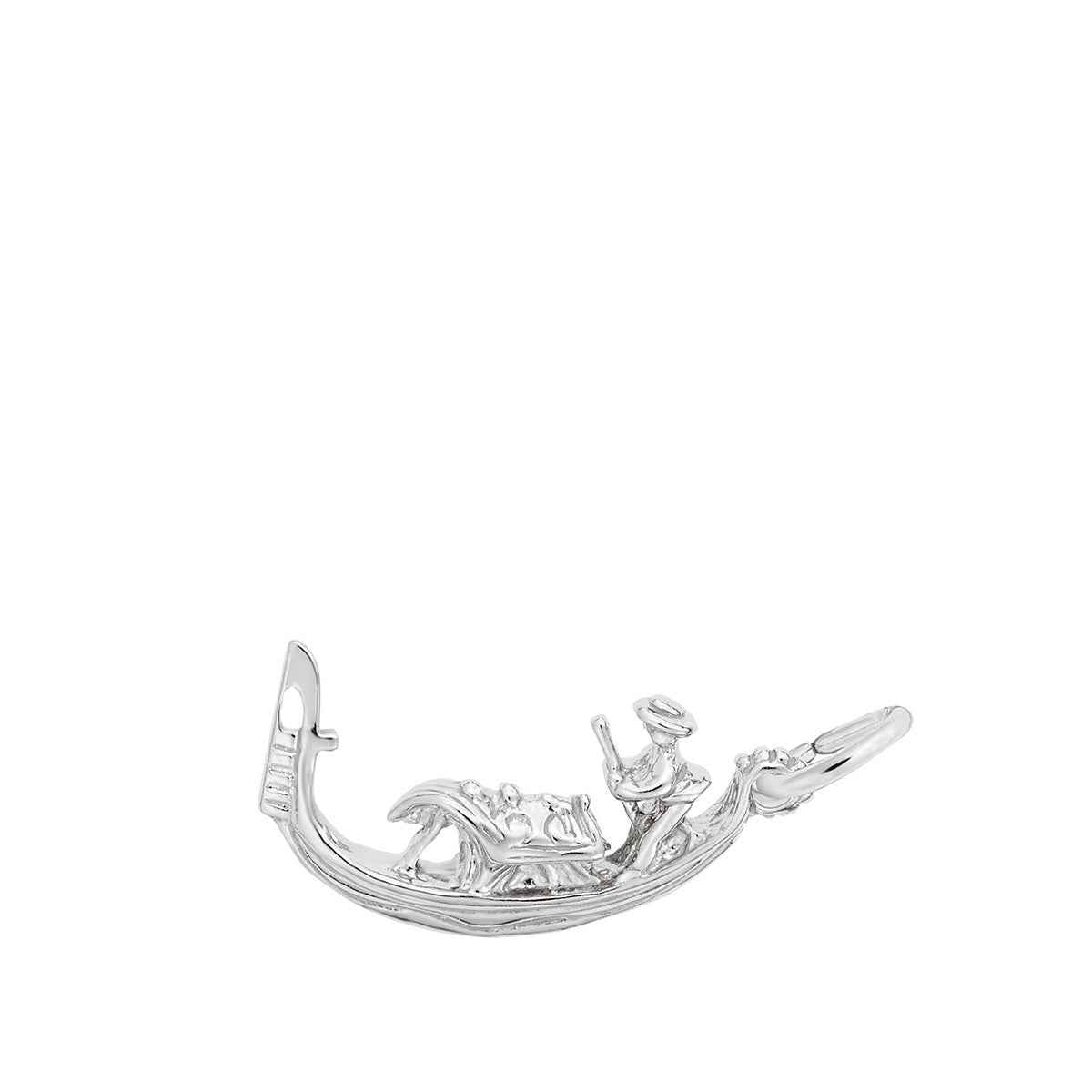 Gondola Charm in Sterling Silver