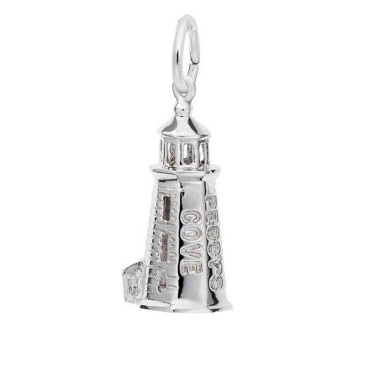 Maui Palm Charm in Sterling Silver