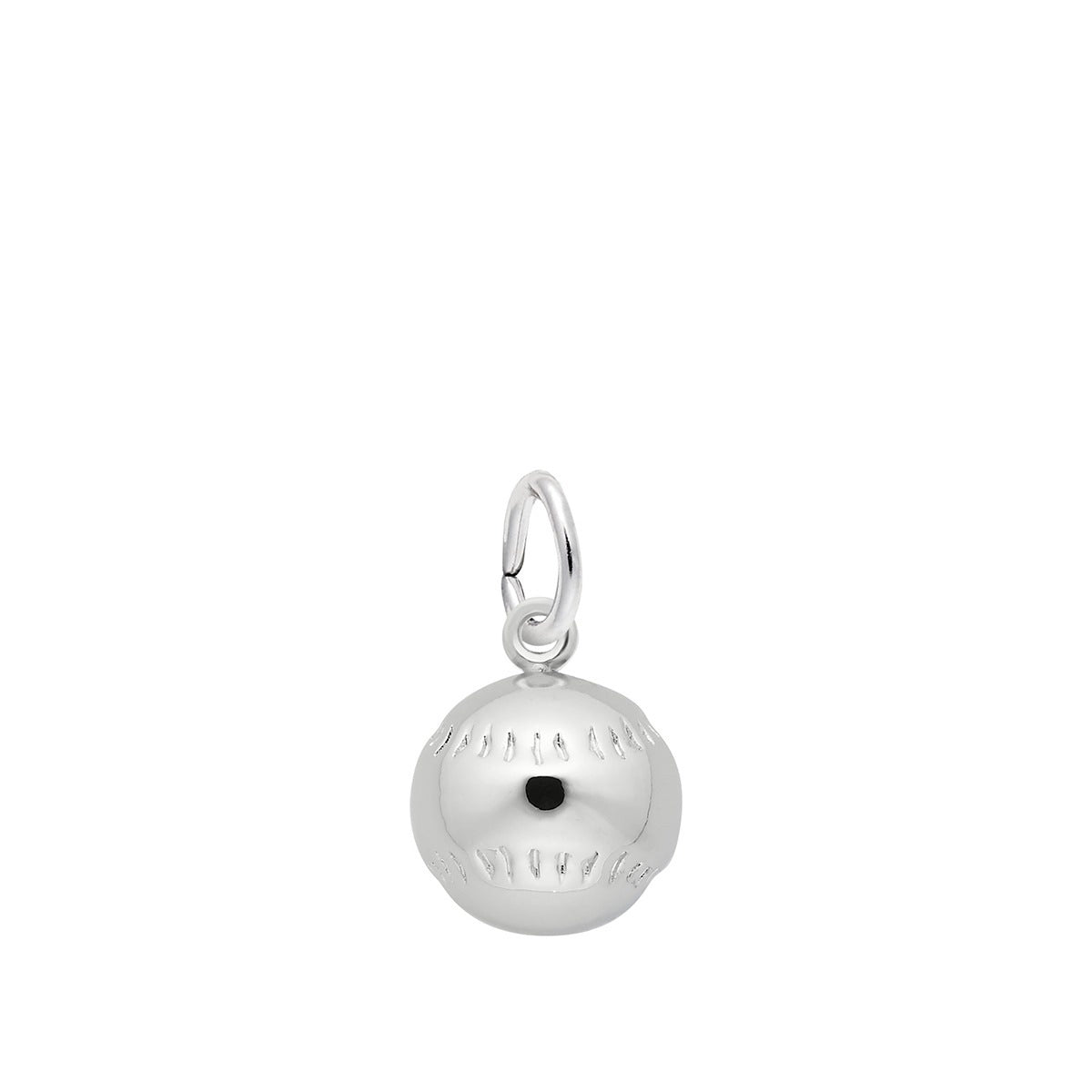 Baseball Charm in Sterling Silver