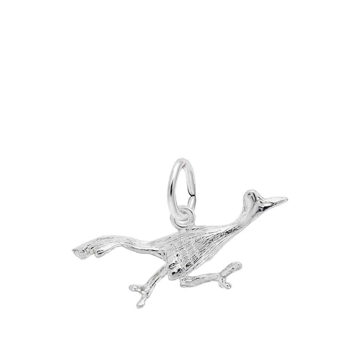Road Runner Charm in Sterling Silver