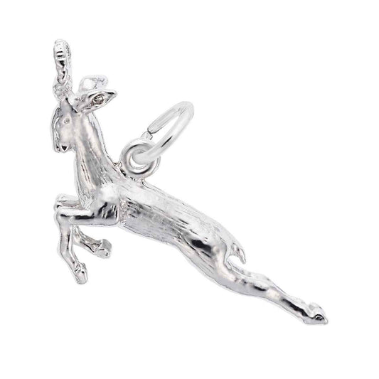 Antelope Charm in Sterling Silver