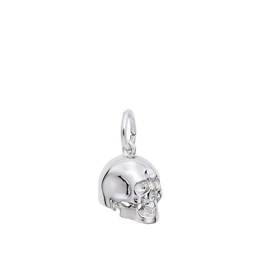Skull Charm in Sterling Silver