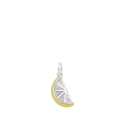 Lemon Slice Charm in Sterling Silver