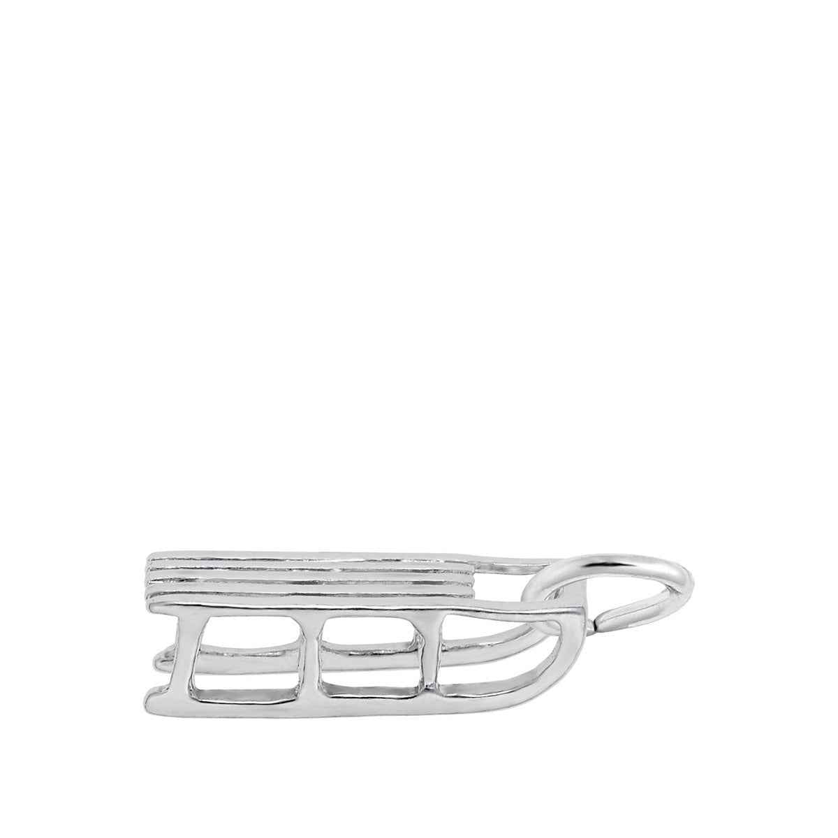 Sled Charm in Sterling Silver