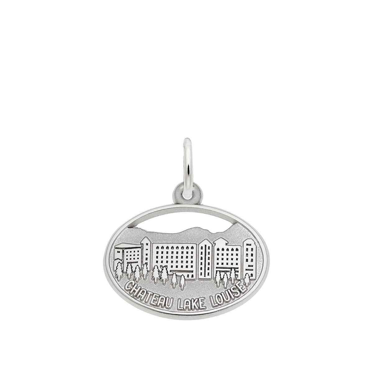 Chateau Lake Louise Charm in Sterling Silver