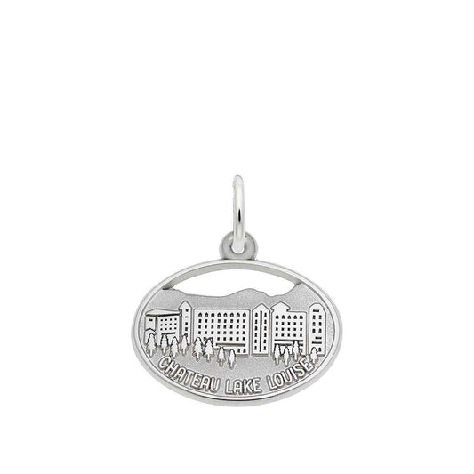 Chateau Lake Louise Charm in Sterling Silver