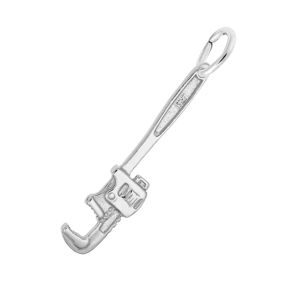 Wrench Charm in Sterling Silver