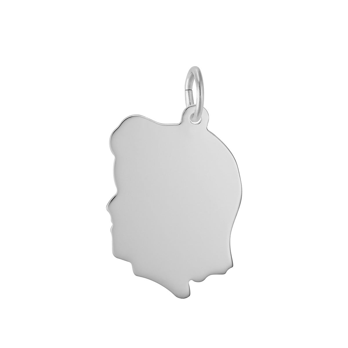 Girl Charm in Sterling Silver