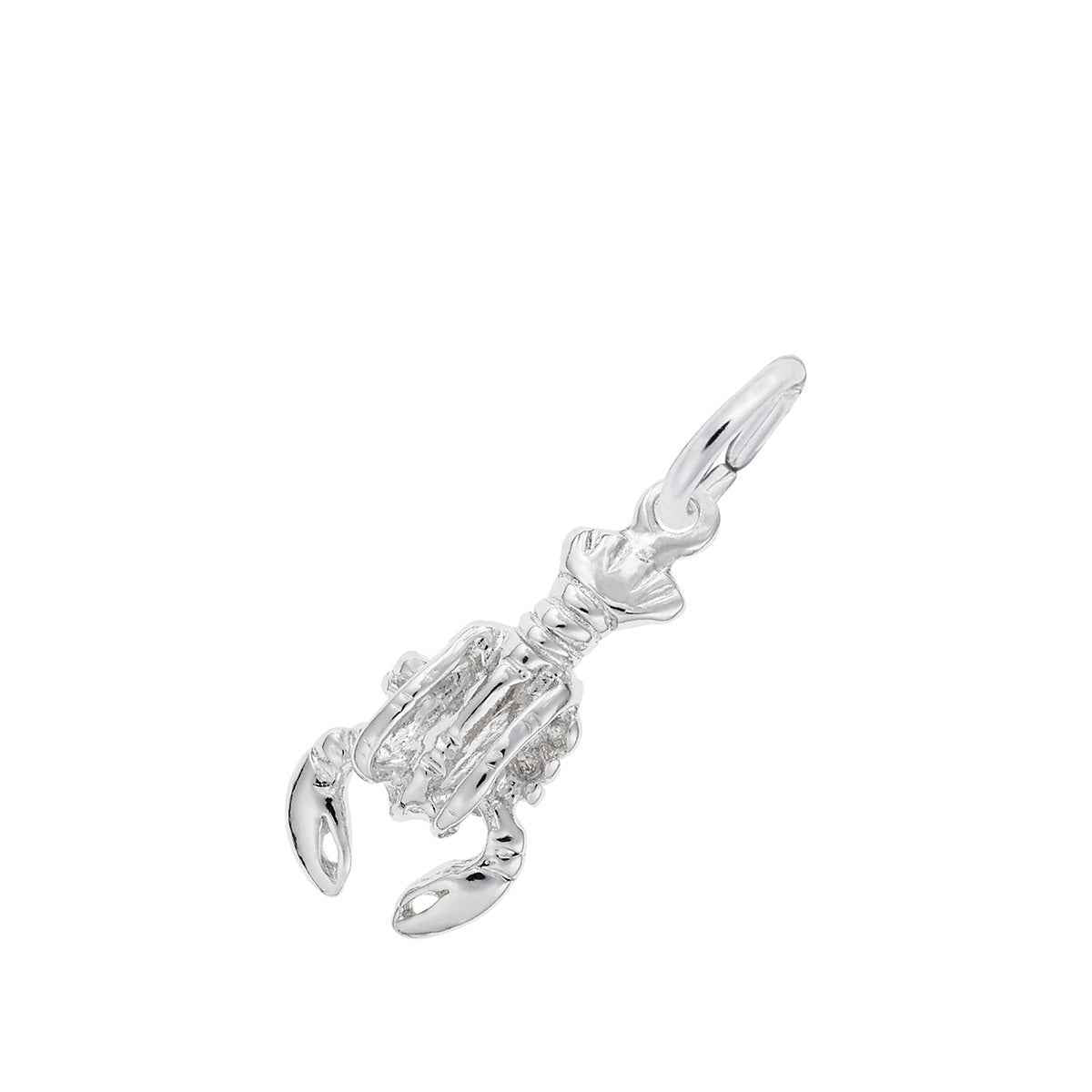Lobster Charm in Sterling Silver