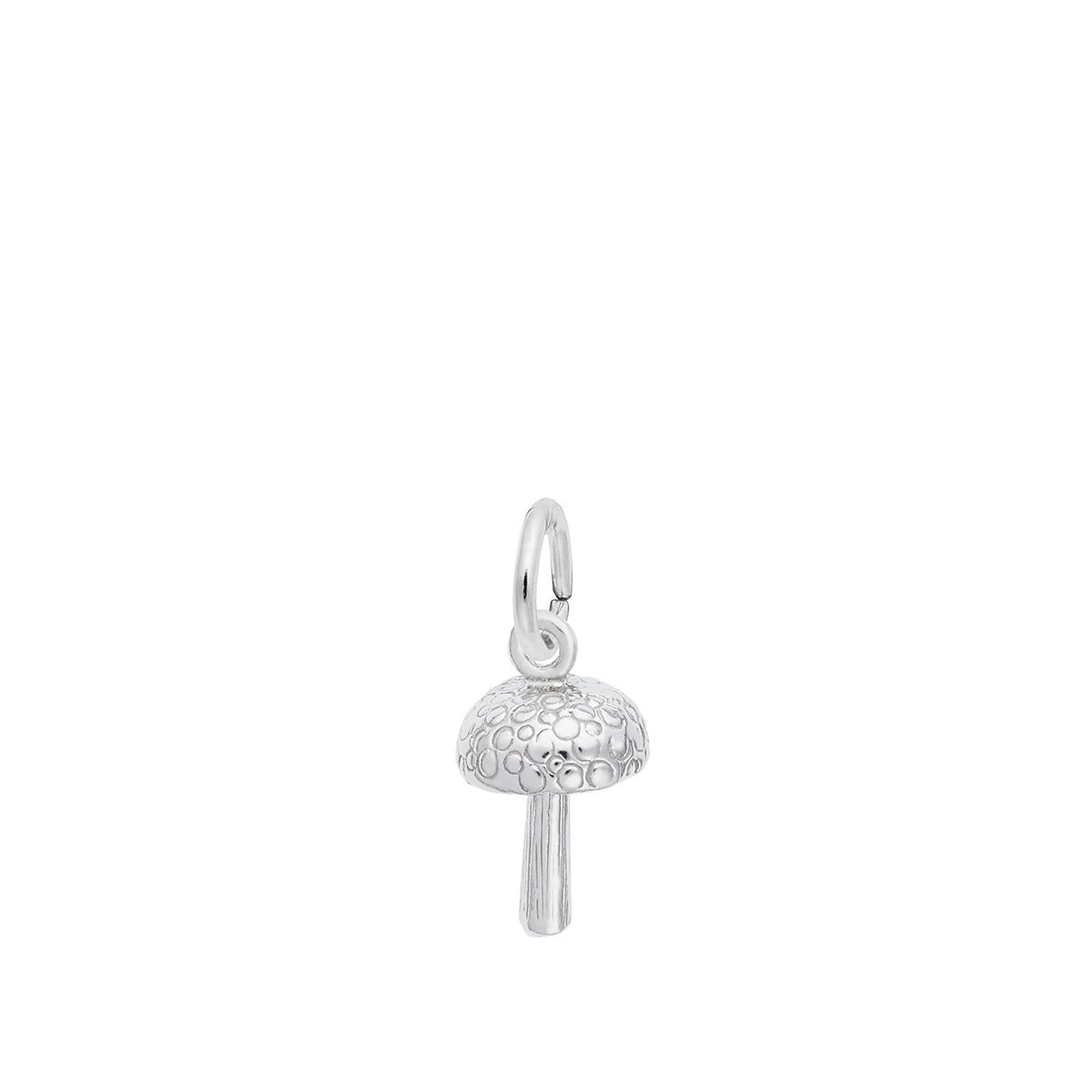 Mushroom Charm Sterling Silver