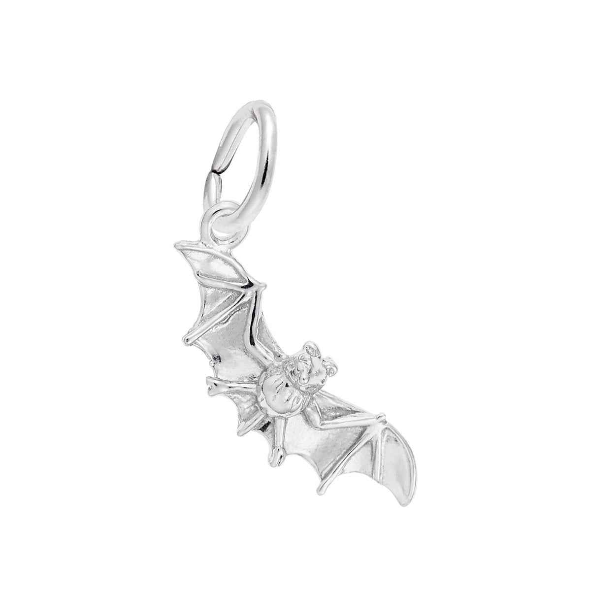 Bat Charm in Sterling Silver