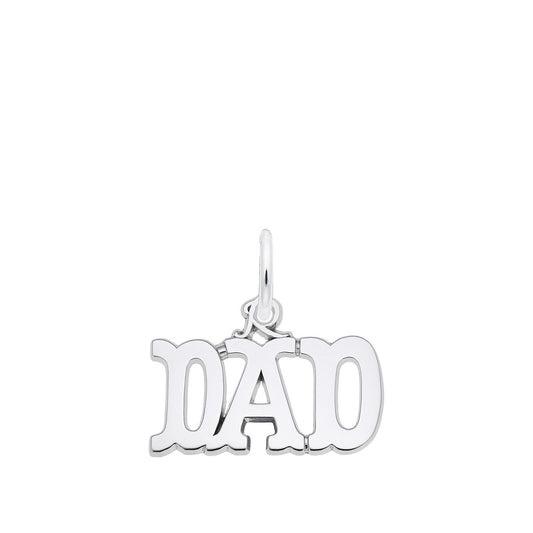 Dad Charm Sterling Silver