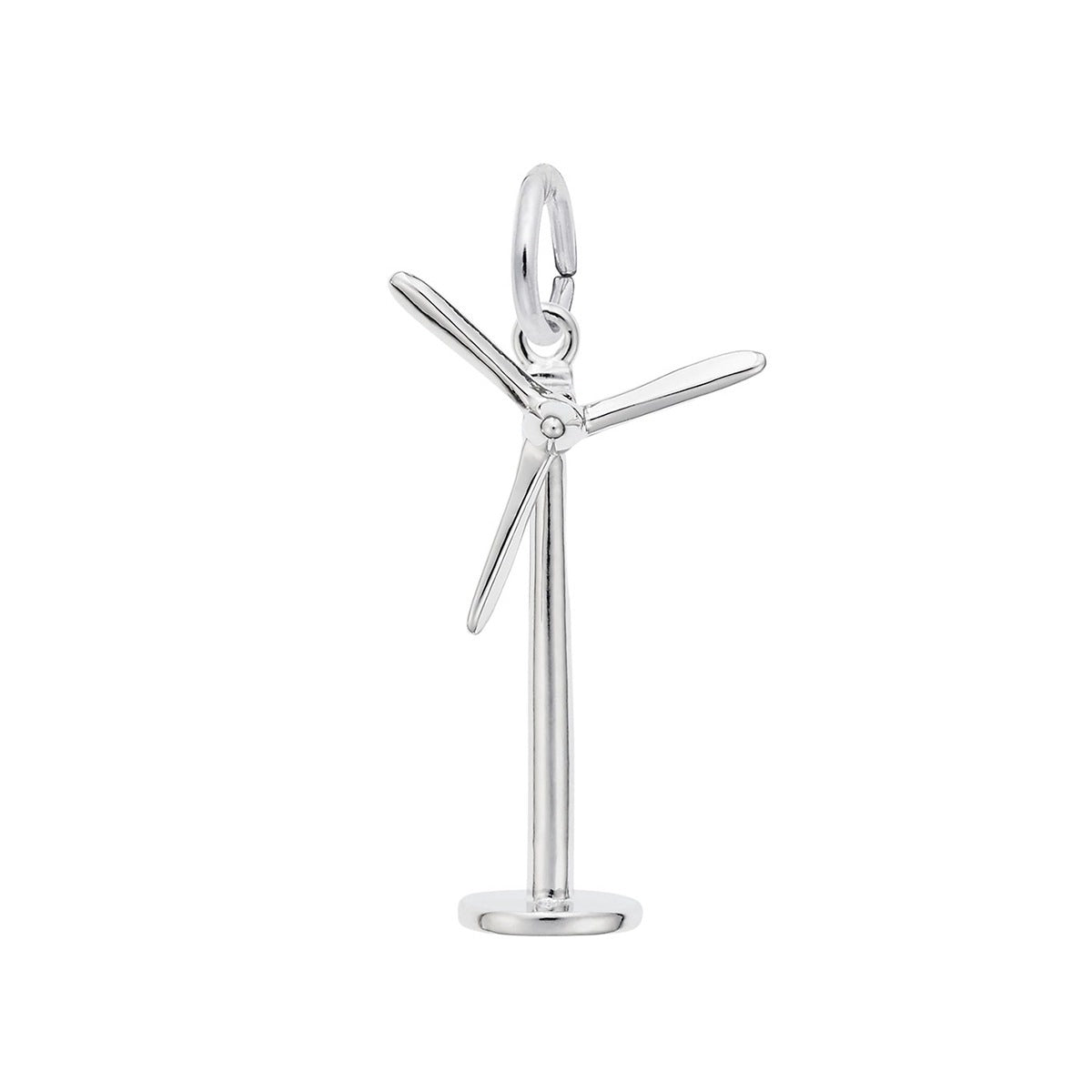 Power Windmill Charm Sterling Silver