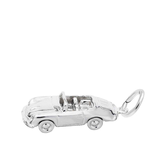 Speedster Charm in Sterling Silver