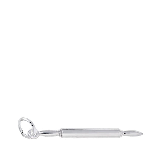 Rolling Pin Charm Sterling Silver