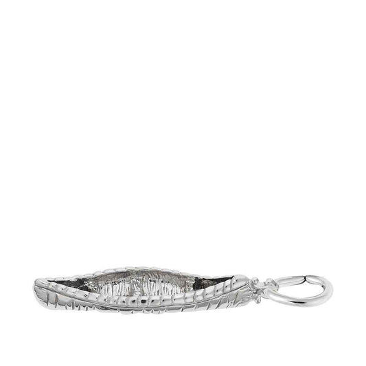 Canoe Charm in Sterling Silver