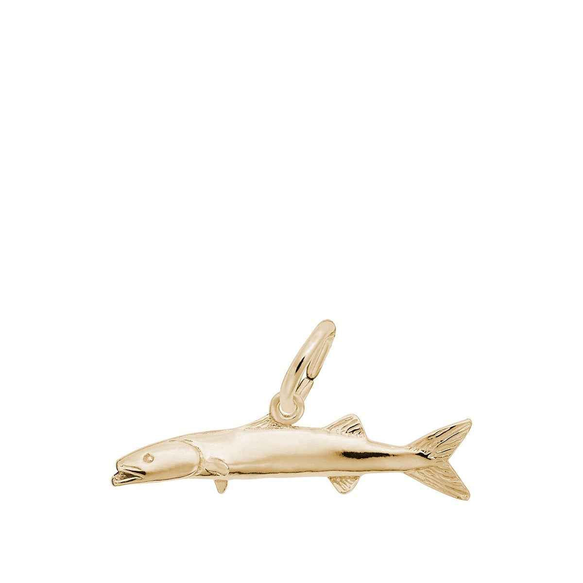 Barracuda Charm in 14K Yellow Gold