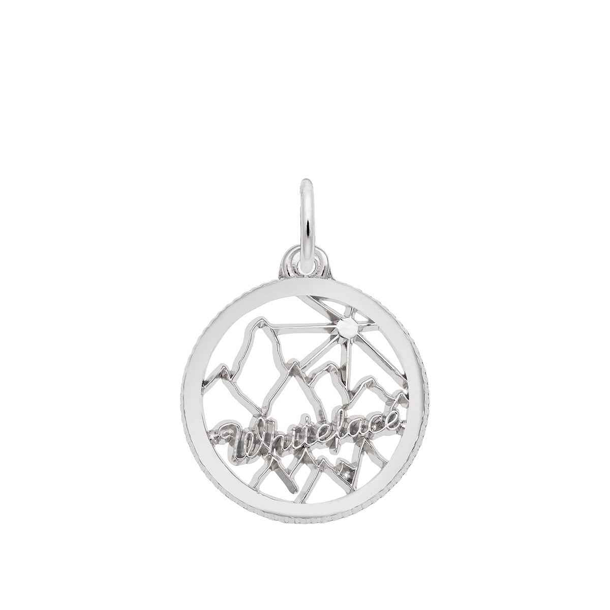 Whiteface Mountain Charm in Sterling Silver