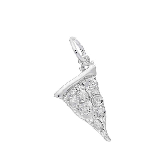Pizza Slice Charm in Sterling Silver