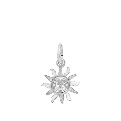 Belize Sun Small Charm in Sterling Silver