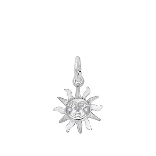 Belize Sun Small Charm in Sterling Silver