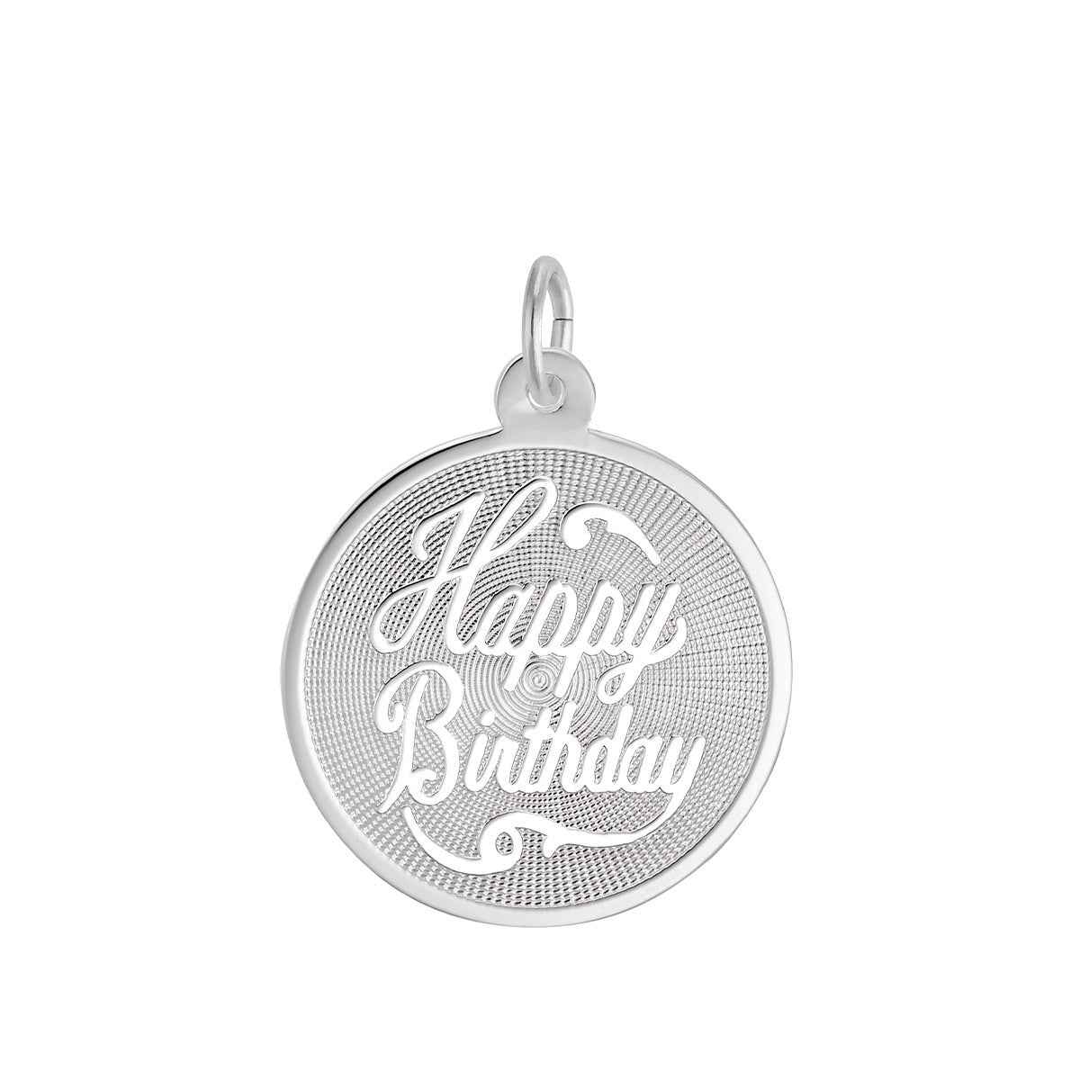 Birthday Charm in Sterling Silver