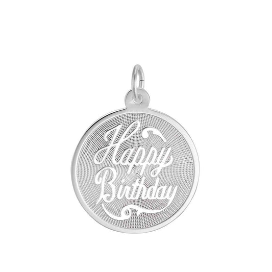 Birthday Charm in Sterling Silver