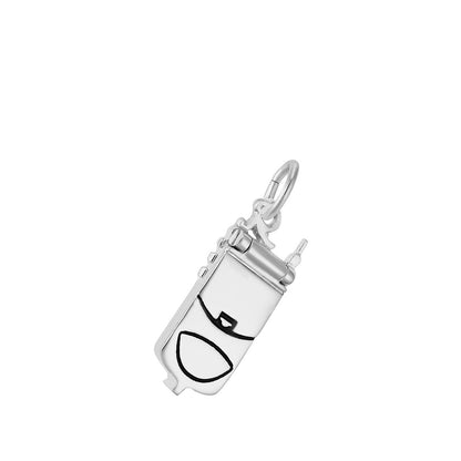Flip Phone Charm Sterling Silver
