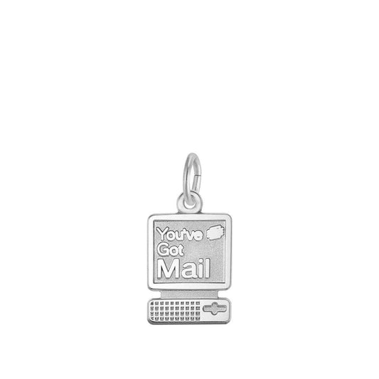 E-Mail Charm in Sterling Silver