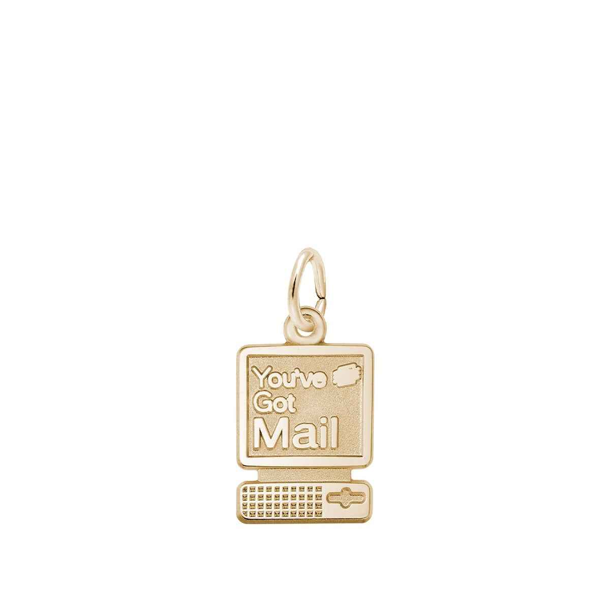 E-Mail Charm in 14K Yellow Gold