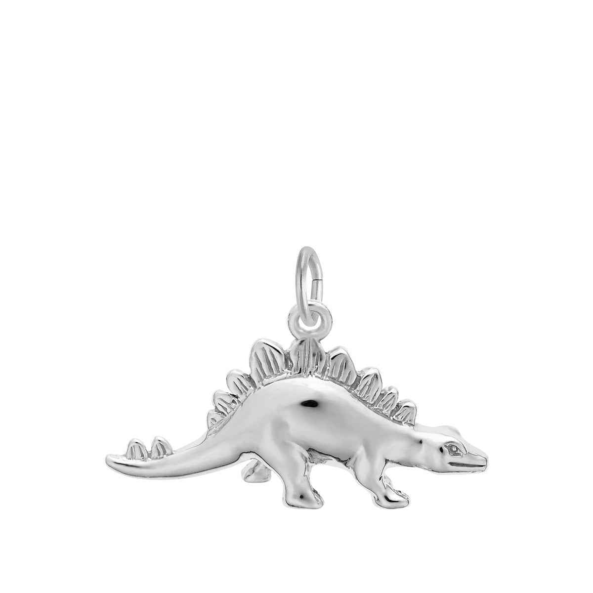 Stegosaurus Charm in Sterling Silver