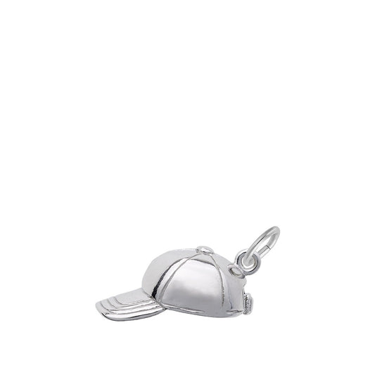 Baseball Cap Charm Sterling Silver