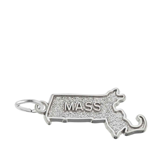 Massachusetts Charm in Sterling Silver