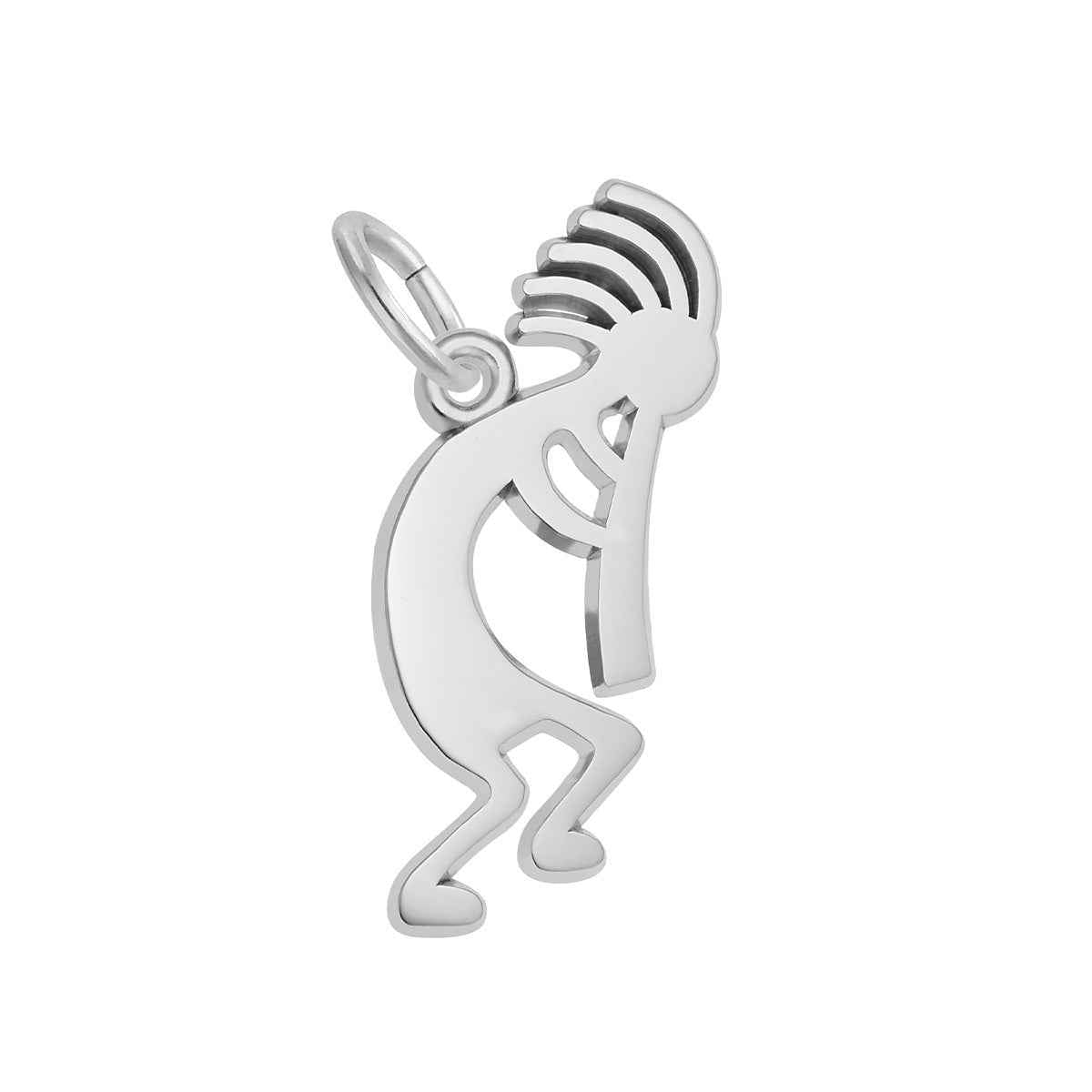 Kokopelli Charm in Sterling Silver