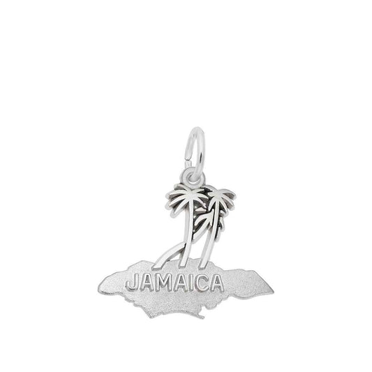 Jamaica Palms Charm in Sterling Silver