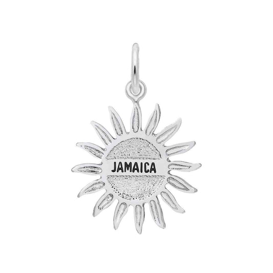 Jamaica Sun Large Charm in Sterling Silver