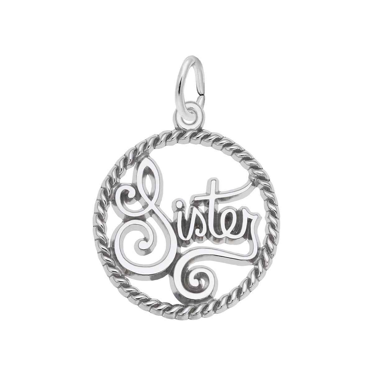 Sister Charm in Sterling Silver