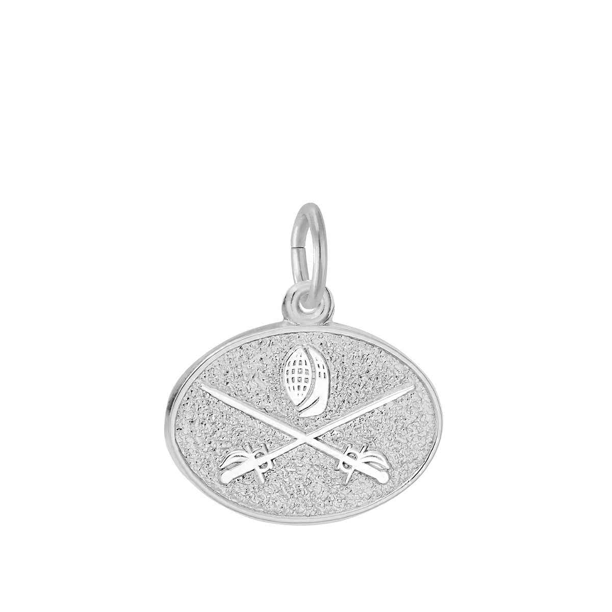 Fencing Charm in Sterling Silver