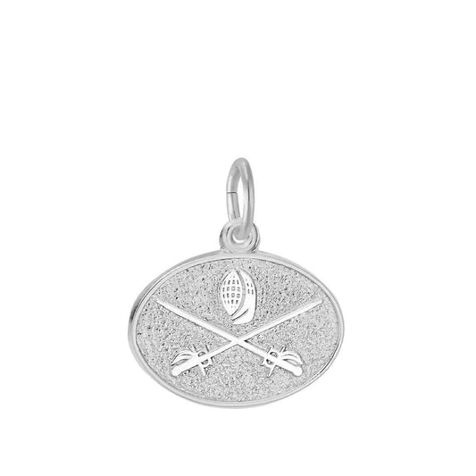 Fencing Charm in Sterling Silver