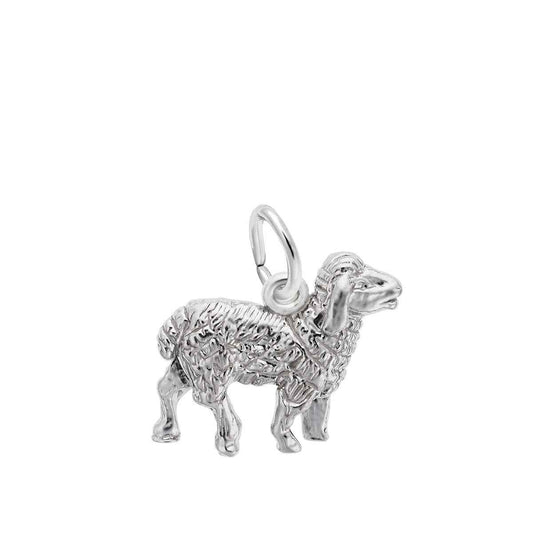 Sheep Charm in Sterling Silver