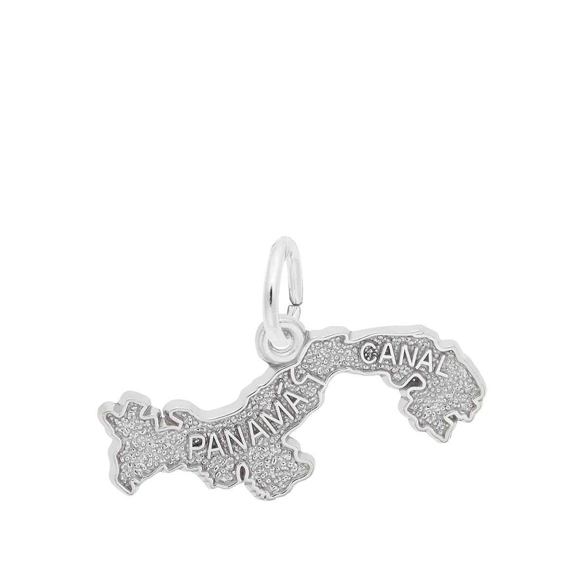 Panama Canal Charm in Sterling Silver